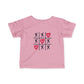 Valentine's Tic Tac Toe Baby Tee, Infant Jersey T-Shirt