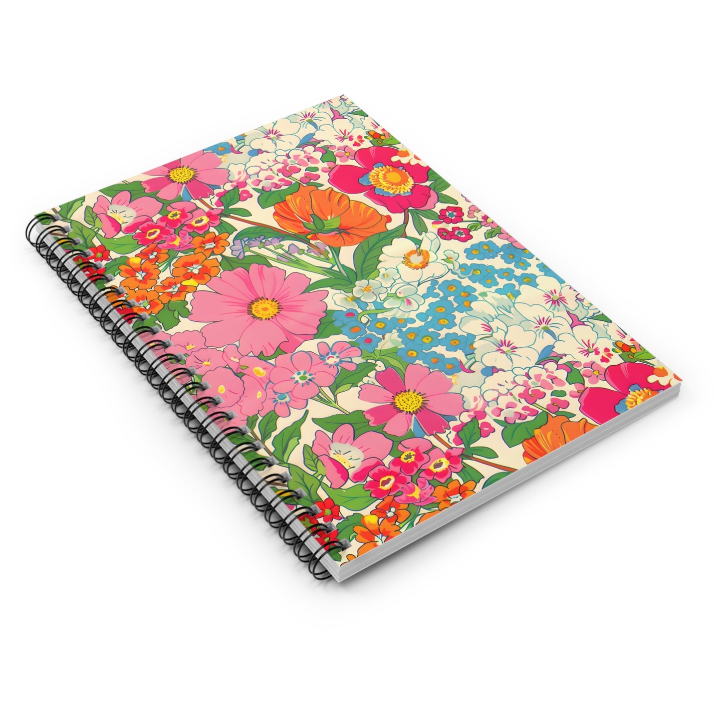 Petal Perfection Spiral Notebook - Ruled Line