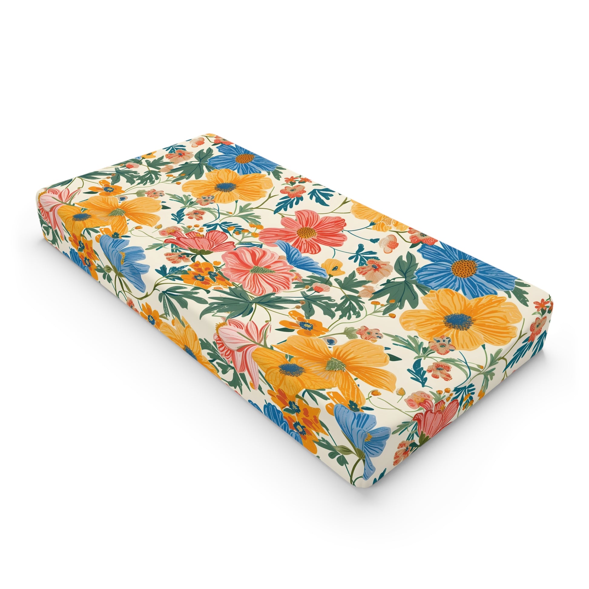 summer infant changing pad covers Vintage Summer Florals Baby Changing Pad Cover – Sunshine Luckies