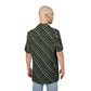 Green Checkerboard Hawaiian Shirt