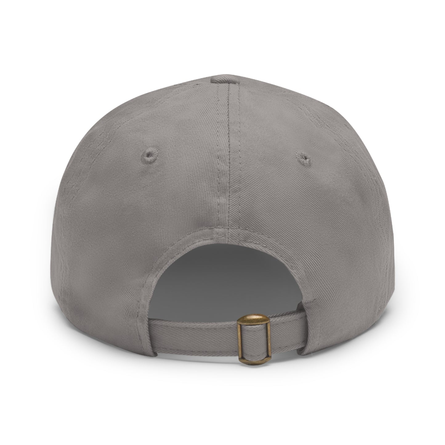 Sun Hat with Leather Patch - Dad Hat