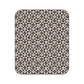Black and White Checkered Floral Picnic Blanket