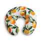 Citrus Blossom Nursing Pillow Cover — Orange Watercolor Pattern