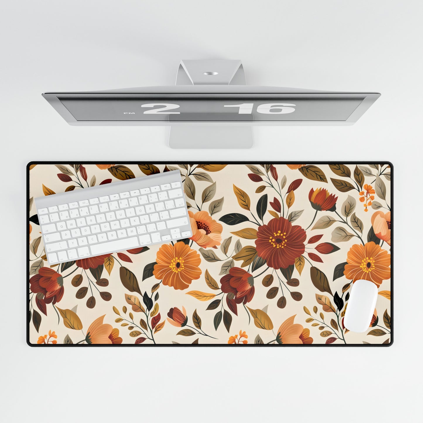 Autumn Floral Desk Mat
