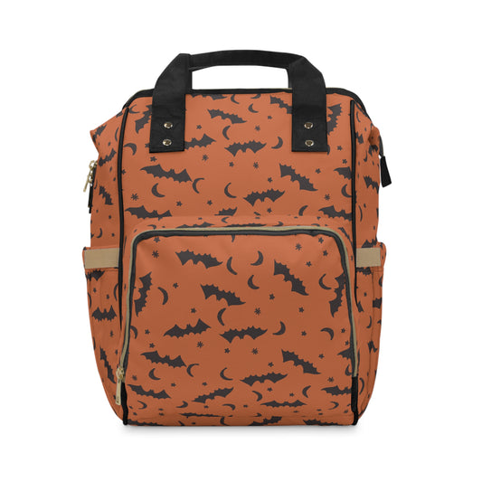 Rust Bats Multifunctional Diaper Backpack