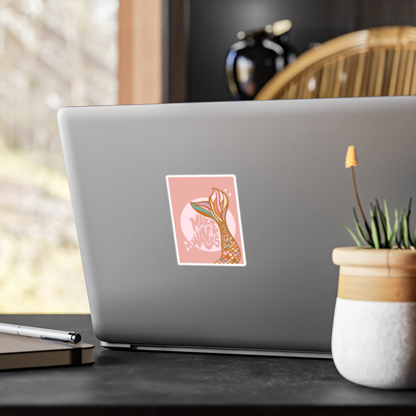 Mermaid Make Waves Vinyl Decal