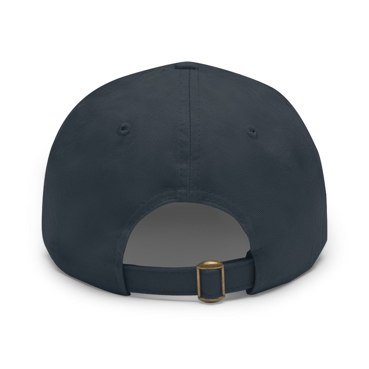 Sun Hat with Leather Patch - Dad Hat
