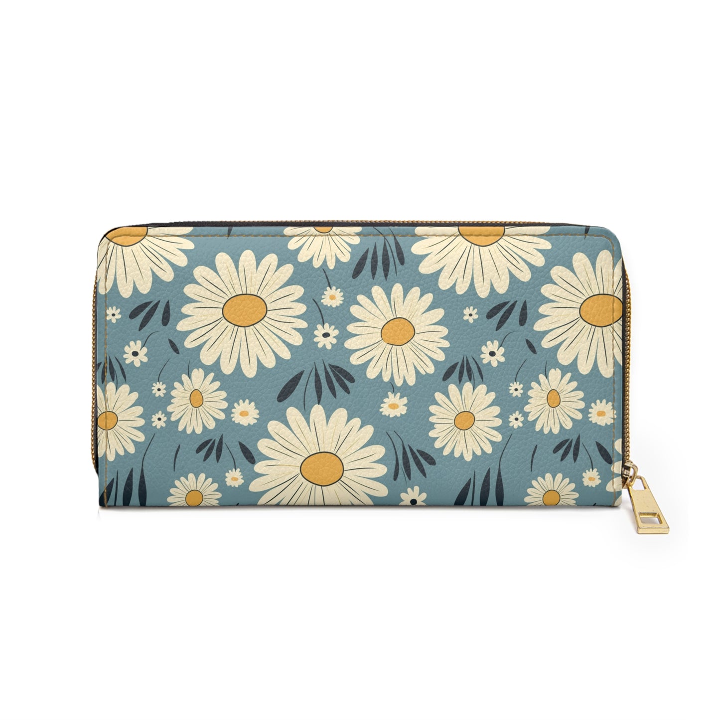 Daisy Flower Zipper Wallet