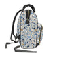 Blue Terrazzo Multifunctional Diaper Backpack
