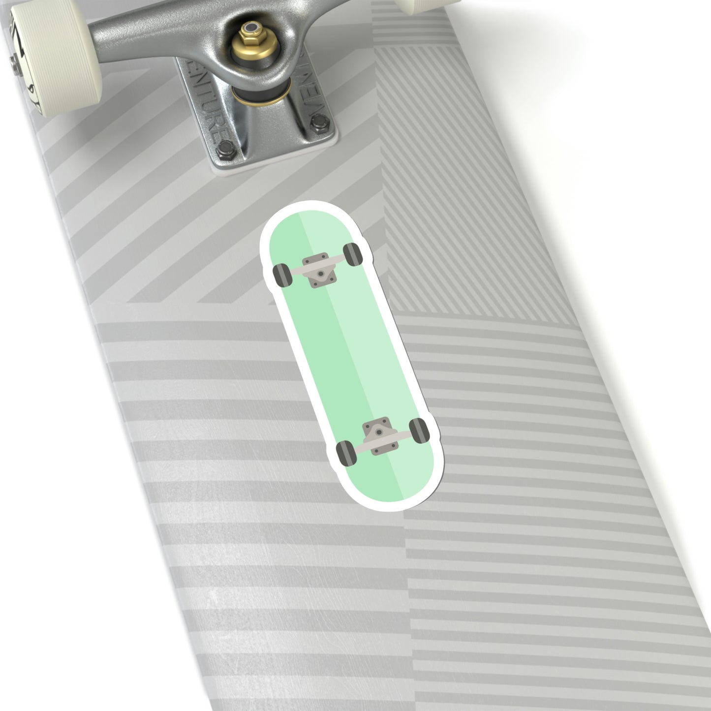 Mint Skateboard Sticker