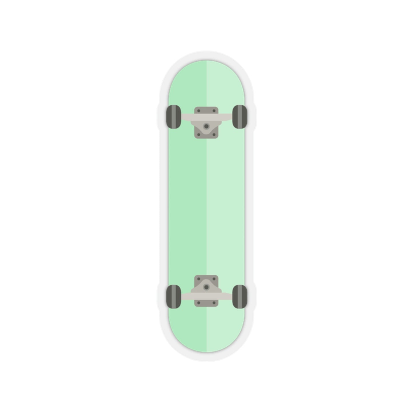 Mint Skateboard Sticker