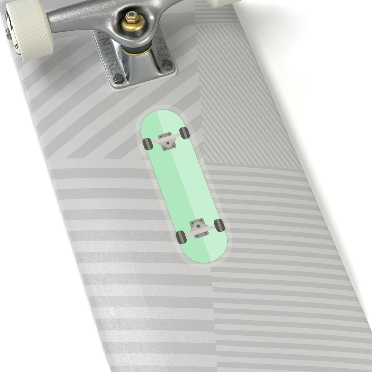 Mint Skateboard Sticker