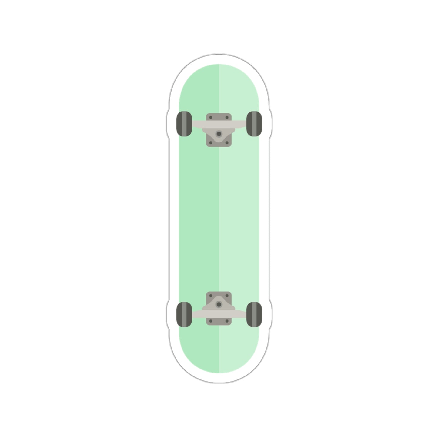 Mint Skateboard Sticker