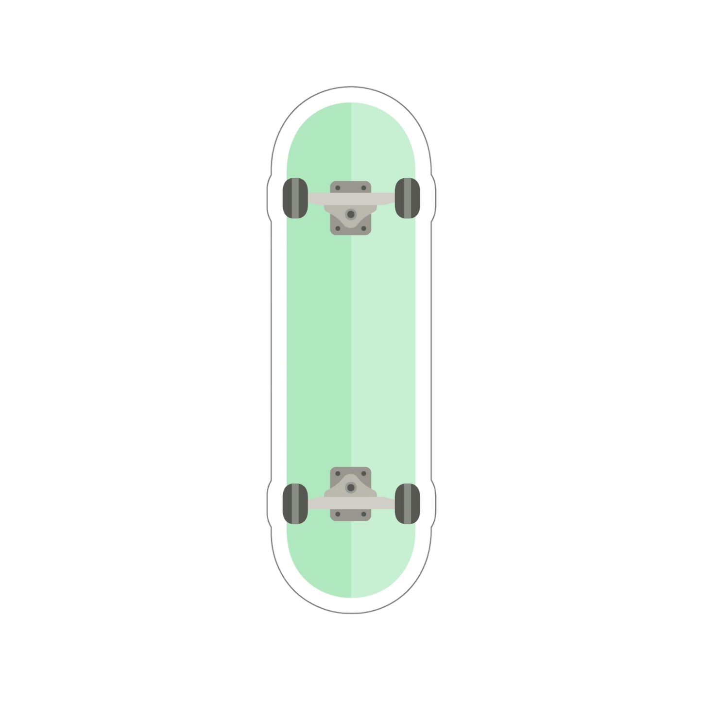 Mint Skateboard Sticker