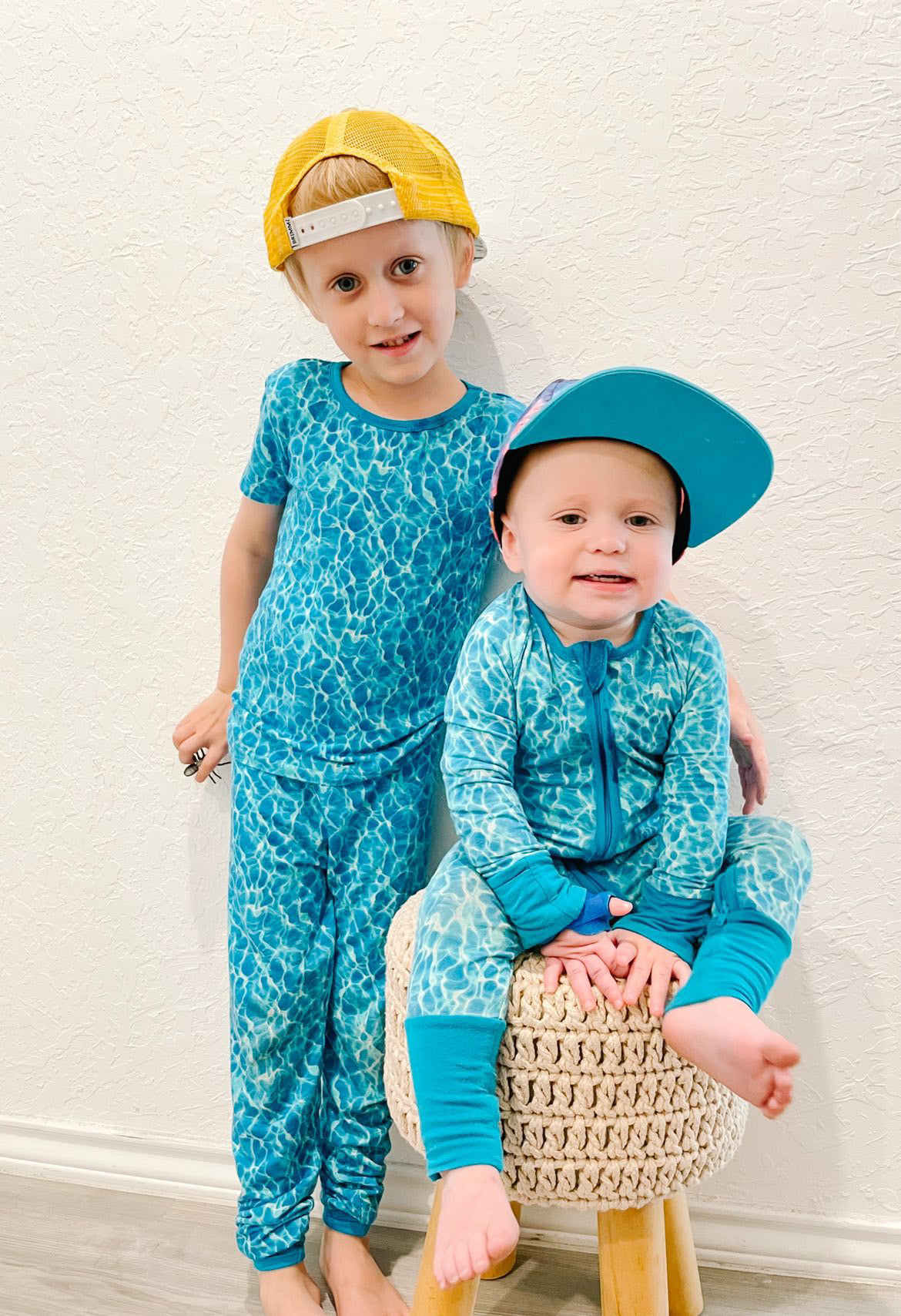 Poolside Vibes Zippy Bamboo Pajamas