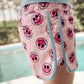 Pink Smiley Women’s Boardshort