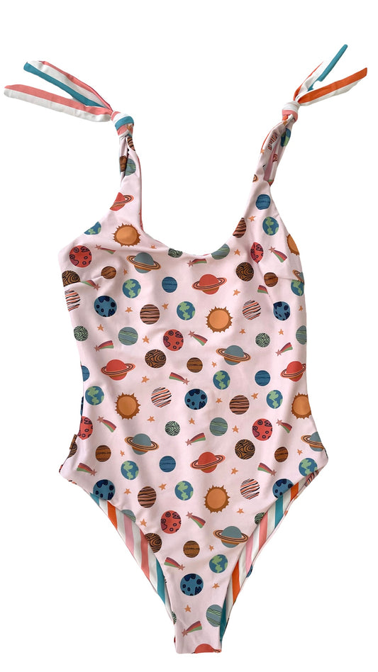 Women’s Planet Reversible One-Piece Swimsuit