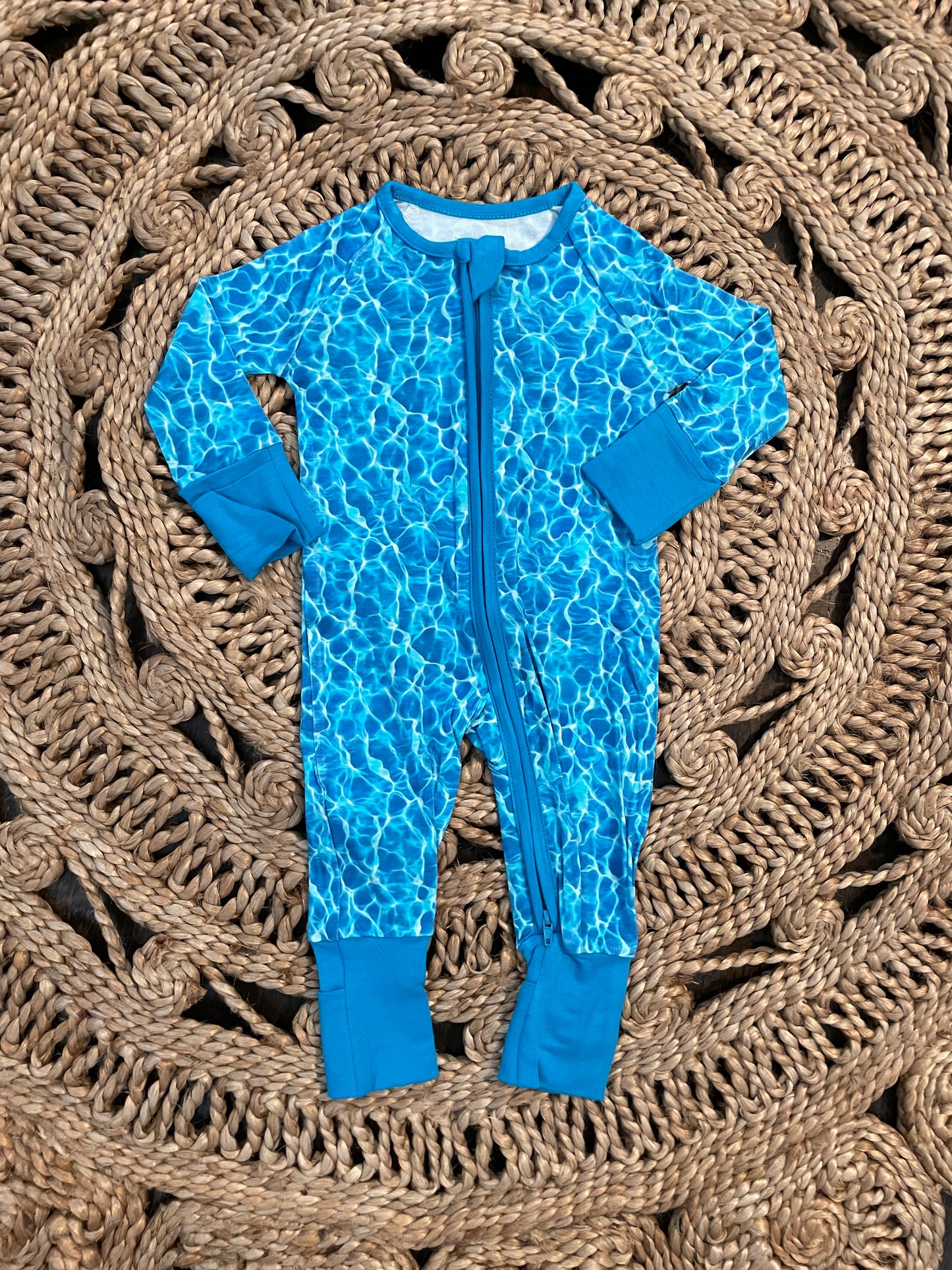 Poolside Vibes Zippy Bamboo Pajamas