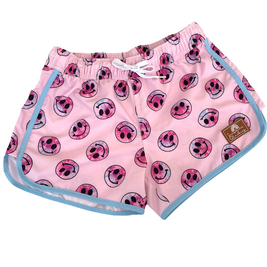 Pink Smiley Women’s Boardshort