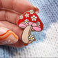 Daisy Mushroom Enamel Pin