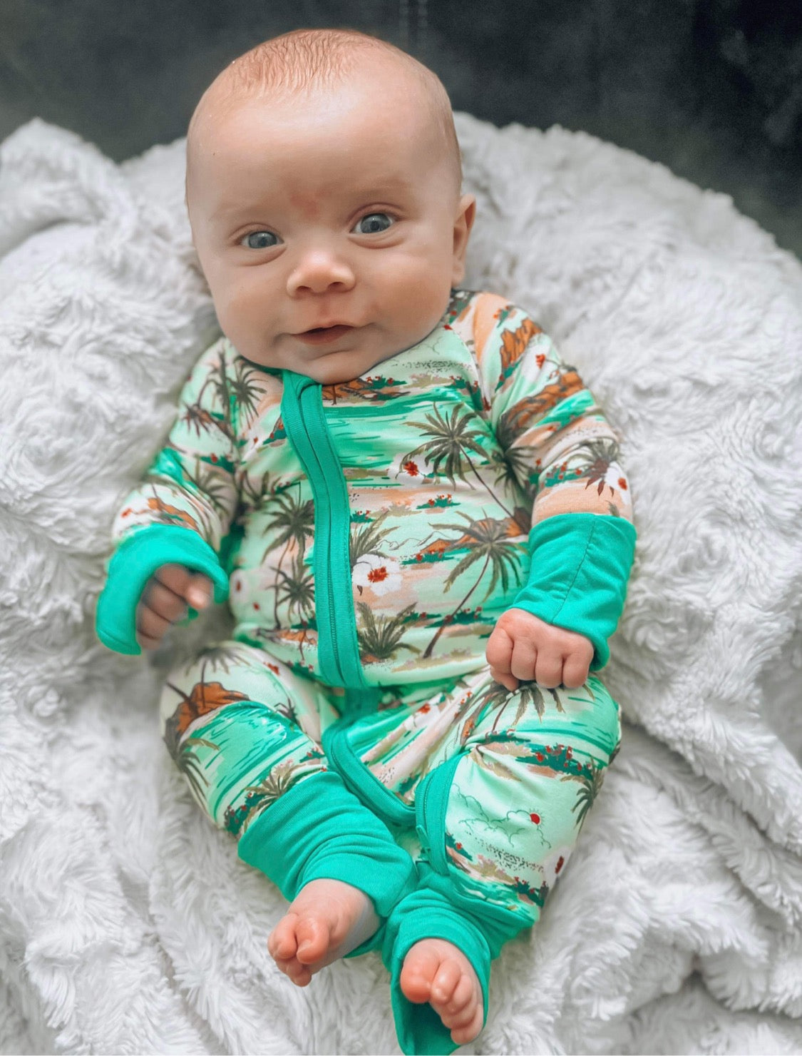 You Had Me at Aloha Zippy Bamboo Pajamas