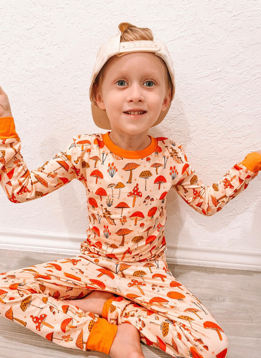 Woodland Mushroom 2 Piece Pajamas