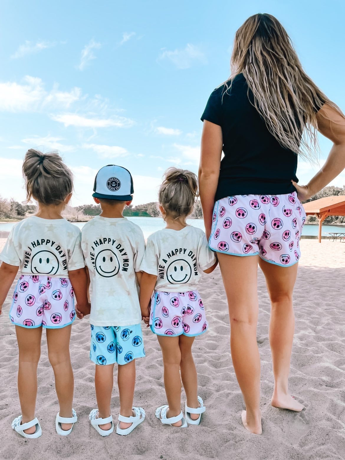 Pink Smiley Women’s Boardshort