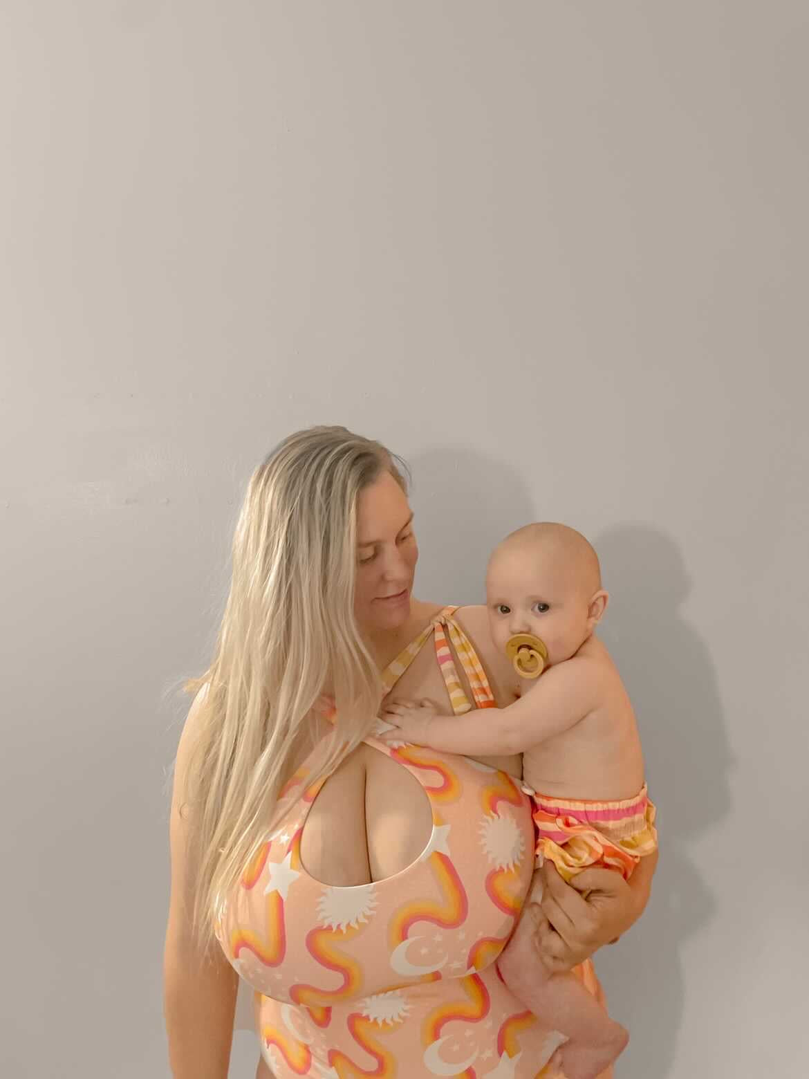 Women's Celestial Sunset Reversible One-Piece Swimsuit – Sunshine