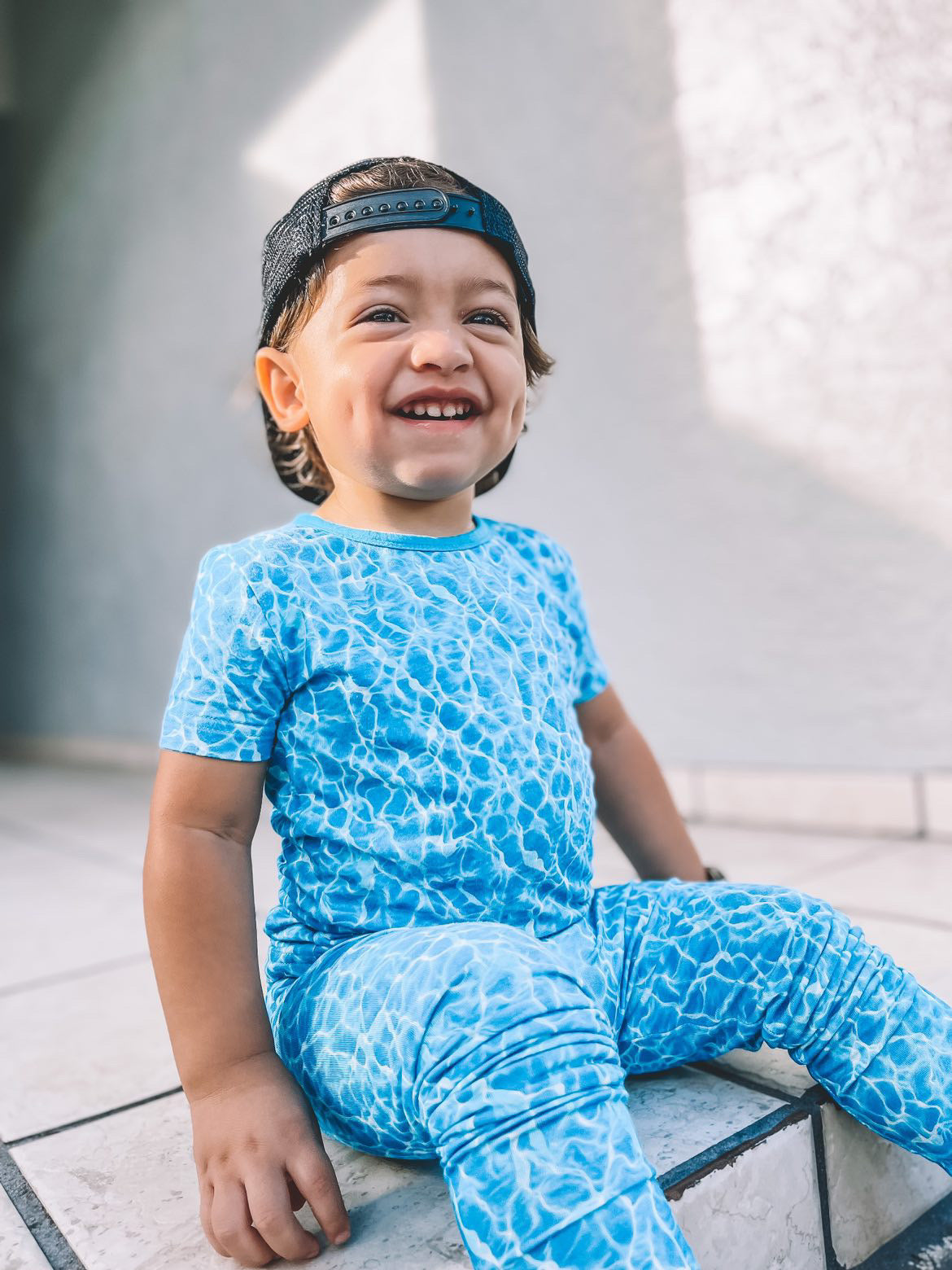 Poolside Vibes 2 Piece Short Sleeve Pajamas