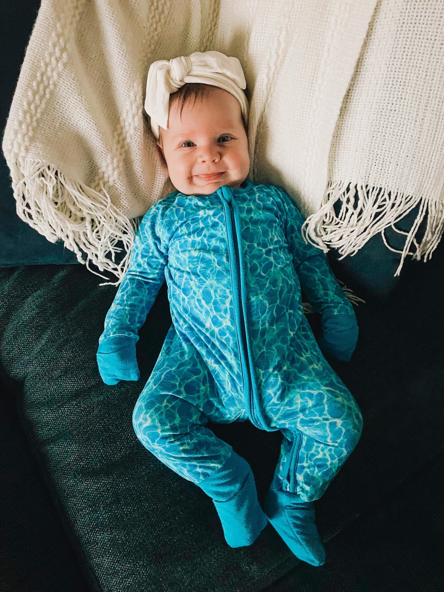 Poolside Vibes Zippy Bamboo Pajamas
