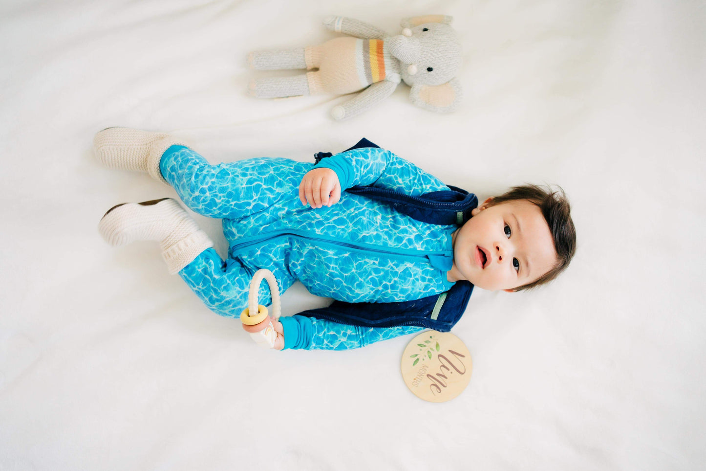 Poolside Vibes Zippy Bamboo Pajamas